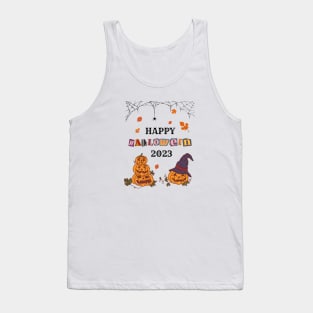 Happy Halloween Pumpkin 2023 Light Tank Top